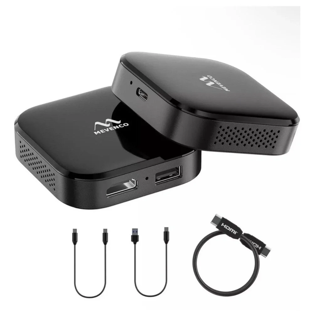 MEVENCO Wireless Carplay Adapter TV-Box - Android Integrates HDMI/USB/Type-C